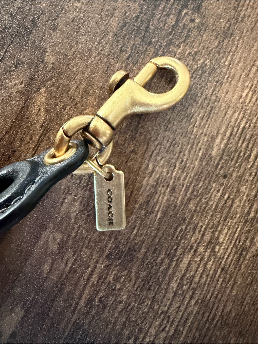 Coach leather chain strap (on hold for LesC91) - Picture 3 of 4